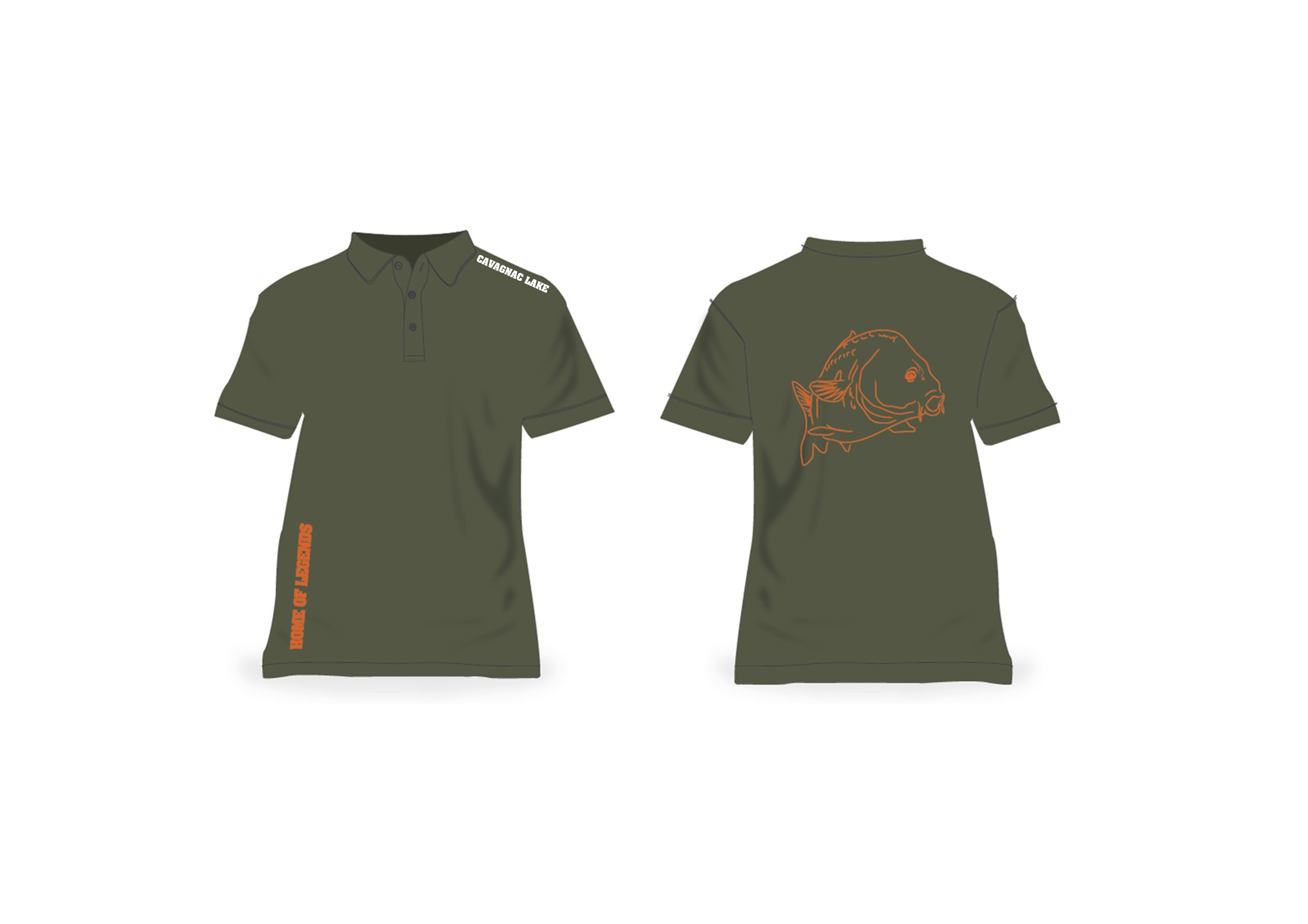 carp fishing polo shirts